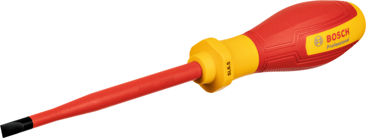 Izvijač Bosch VDE SL6,5x125 z izolacijo.